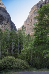 maple canyon utah where it is a popular destination for rock climbers 