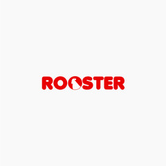 Rooster Logo Vector Template Design Illustration