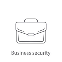 Briefcase icon. Simple element illustration. Briefcase symbol design from Insurance collection set. Can be used for web and mobile