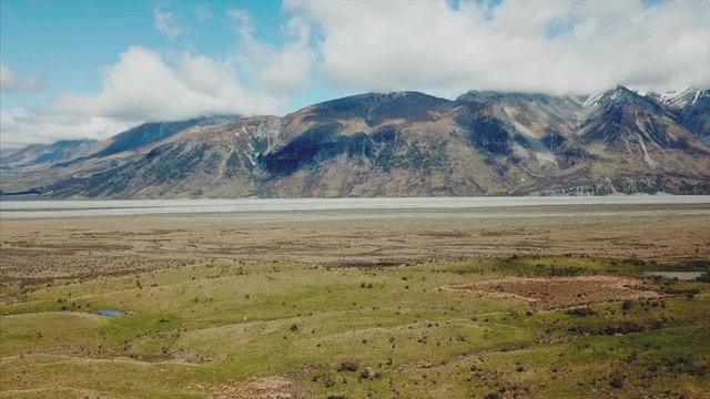Mountains and Plains (New Zealand). This was also the same area where they filmed the Kingdom of Rohan in Lord of the Rings Movies.