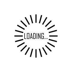 loading the sun rays icon. Element of loading sign for mobile concept and web apps. Detailed loading the sun rays icon can be used for web and mobile. Premium icon