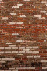 red and white wall texture bricks 