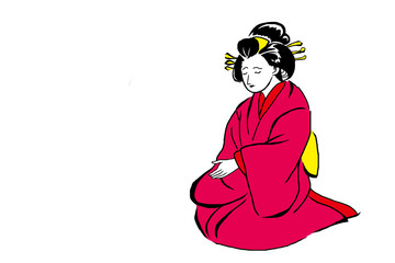 日本女性・和服