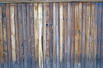 Rustic wooden fence.