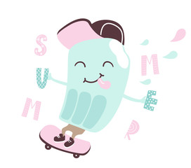 Cool ice cream rider