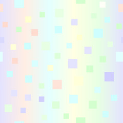 Glowing square pattern. Seamless vector