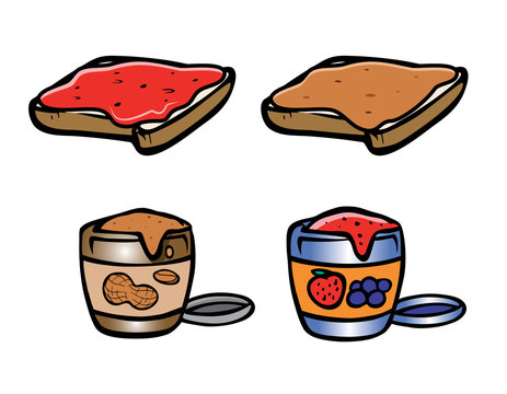 Peanut Butter And Jelly Jars 