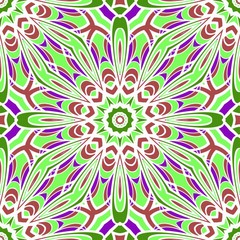 Fototapeta na wymiar Art deco floral pattern of geometric elements. seamless pattern. Vector illustration. design for printing, presentation, textile industry.