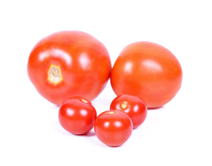 Tomato isolated on white background