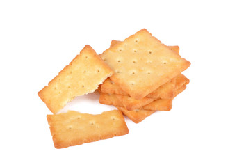 Cracker isolated on white background