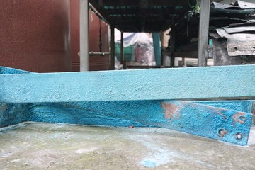 blue rust on copper