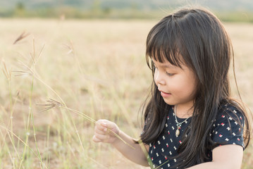 girl in the meadow