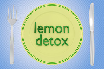 Lemon Detox concept