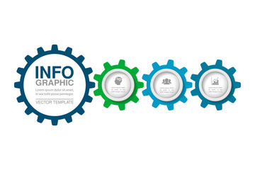 Vector infographic template for diagram, graph, presentation, chart, business concept with 3 options.