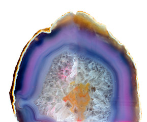 Close up of rock slice