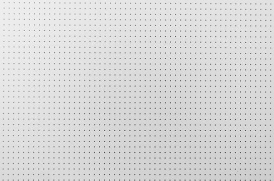Background white plastic with pattern of points