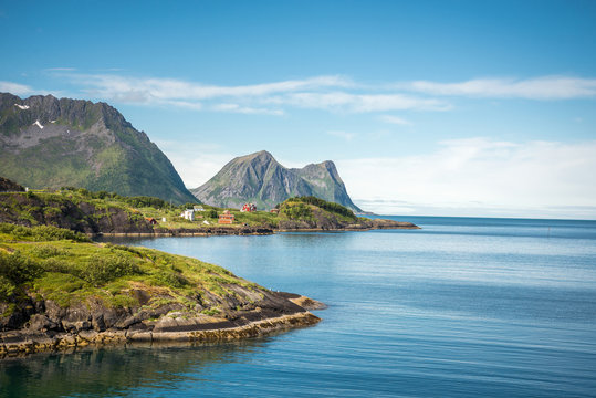 K&uuml;stenlinie Insel Senja, Norwegen