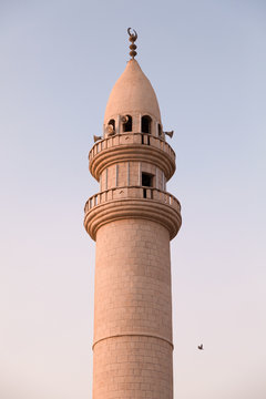 Minaret of Mosque in Aqaba city, Jordan