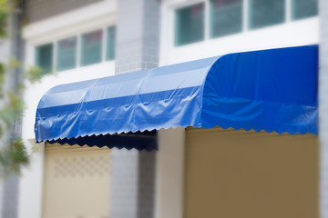 Awning, awning made of canvas, rainproof © beerphotographer