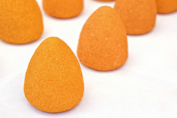 Sicilian arancini with copy space