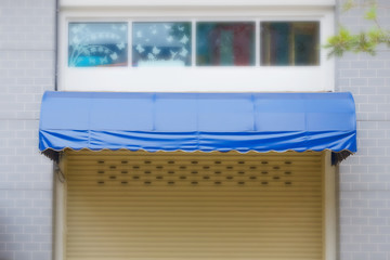 Awning, awning made of canvas, rainproof © beerphotographer