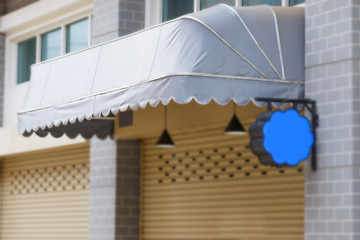 Awning, awning made of canvas, rainproof