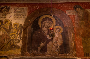 Lindos, Grecja - cerkiew Panagia