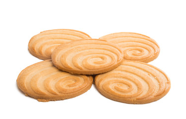 butter biscuits isolated