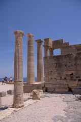 Lindos, Grecja - akropol i zamek