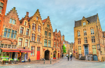 Obraz premium Traditional houses in Bruges, Belgium