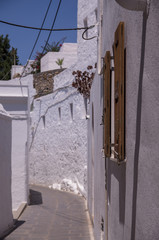 Lindos, Grecja - romantyczne uliczki