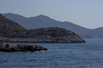 Kamieniste nabrzeże Turcji