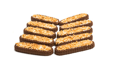 nut cookie isolated