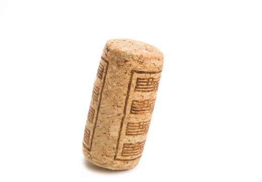 wine cork isolated