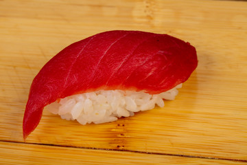 Delicious tuna sushi