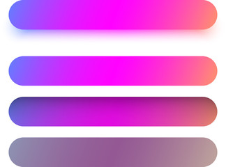 Obraz premium Pink web button templates isolated on white.