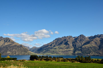 Queenstown , NEW ZEALAND - May 3, 2016: Queenstown in the fall