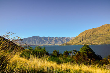 Queenstown , NEW ZEALAND - May 3, 2016: Queenstown in the fall