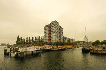 Naklejka premium Kiel, Hafen Hörn