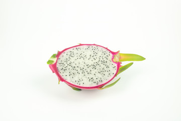 dragon fruit isolate white background