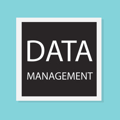 Fototapeta premium data management concept- vector illustration
