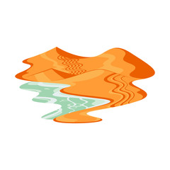 Desert Sand Dune Landscape Vector