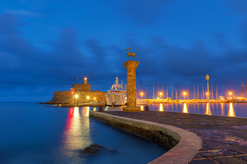 Windmills at Mandraki Harbour