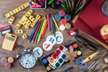 Fototapeta premium Back to school