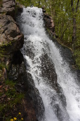 Fototapeta na wymiar Trusetaler Wasserfall im Thüringer Wald