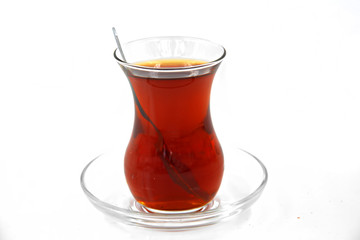 Turkish Tea isolated Background