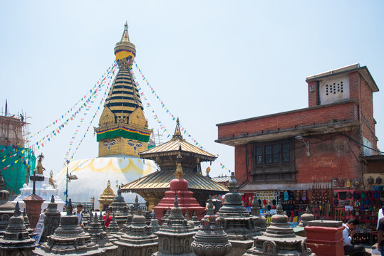 Swayambhunath - monkey temple in Nepal