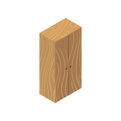 Cupboard isometric icon 