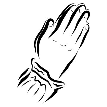 Conversation with God, Christian prayer, the hands of the believer
