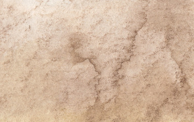 Brown abstract watercolor texture background.